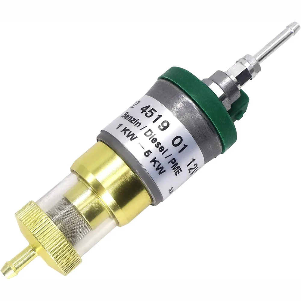 16/22/28ml 12V 24V Pulse Diesel Fuel Pump + 4M Fuel Line + Removable Filter for 1-5KW Eberspacher