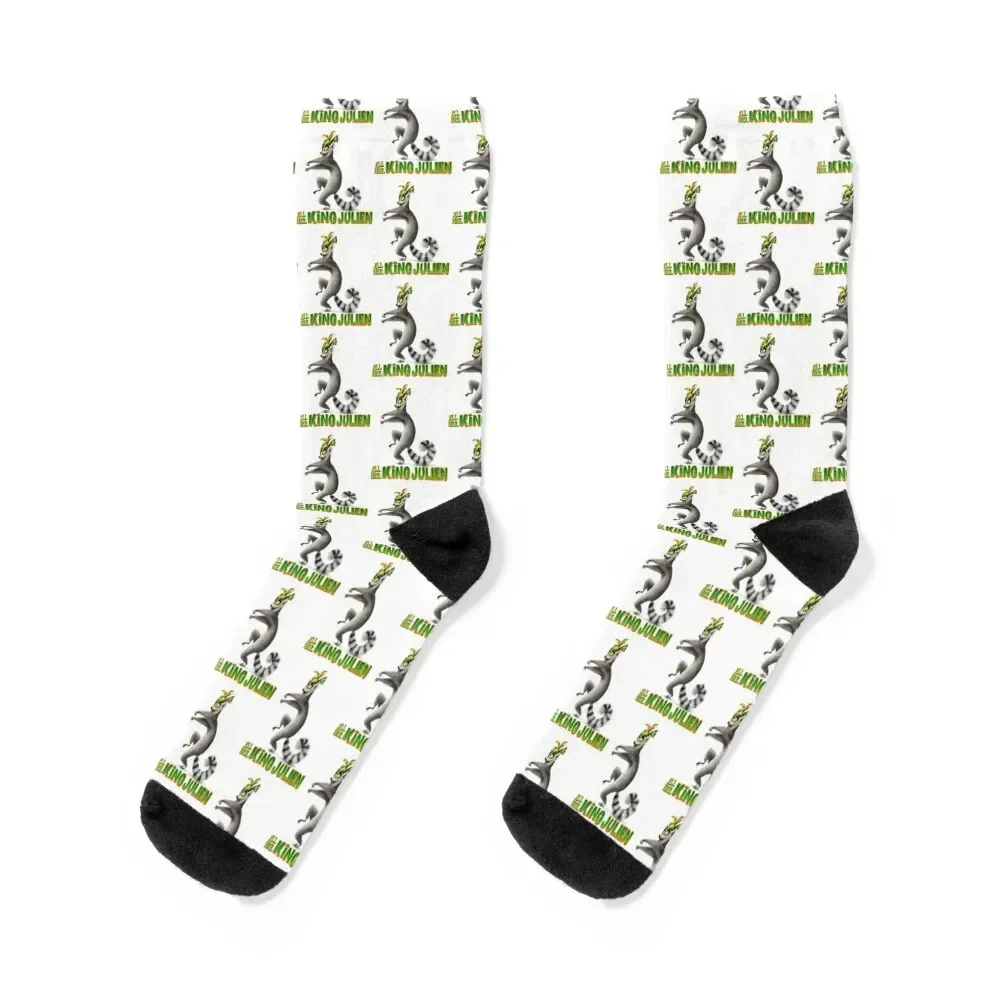 King Julien King Julien King Julien Socks New year's men cotton high quality gifts floor Socks Women's Men's