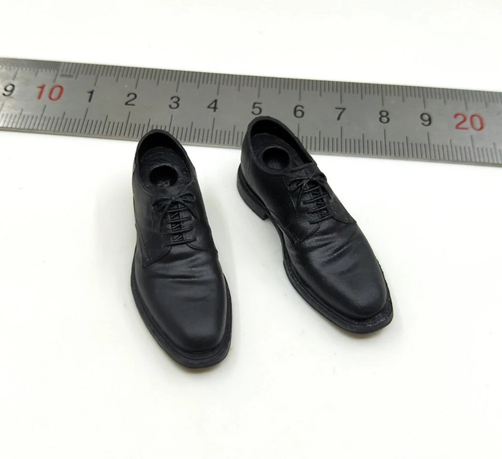 Hot Sale 1/6 DAFTOYS F010 Mr Ben Series Fashion Black Solid Shoe Boots Model For 12inch Male Body Action Figures