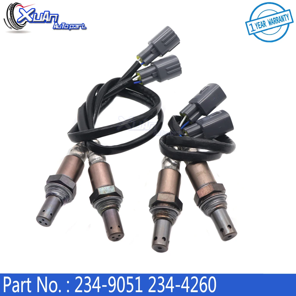 XUAN Upstream Downstream Air Fuel Ratio Lambda O2 Oxygen Sensor 234-9051 234-4260 For Toyota Tacoma 4.0L For Lexus GX470 LX470