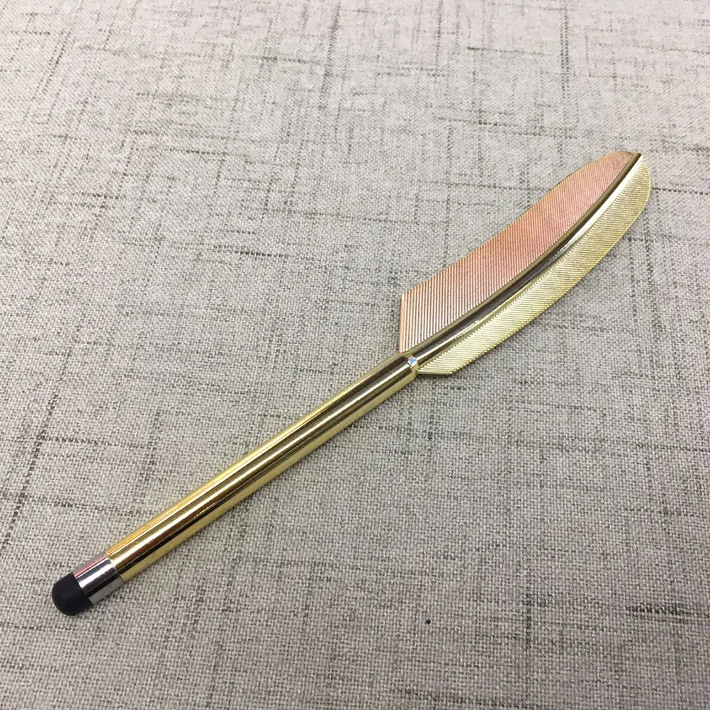 

5 шт. емкостная ручка для сенсорного экрана, металлический стилус для телефона, планшета, инструмент для письма, гладкая кожа, сенсорный почерк, емкостные ручки