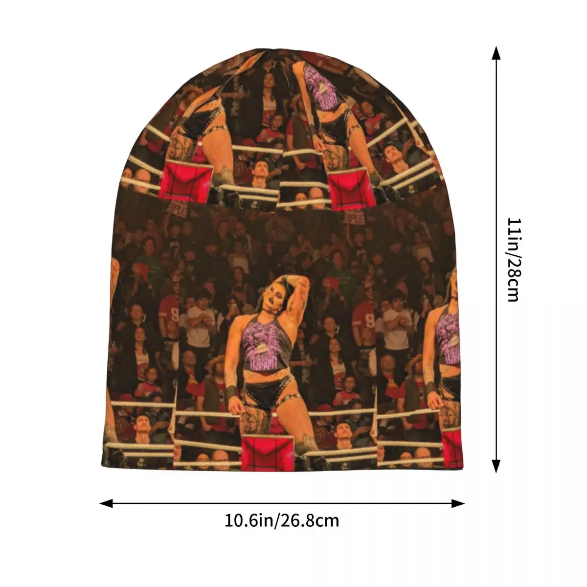 She Is My Mami Rhea Ripley Bootleg Wrestler Warm Knitted Cap Fashion Bonnet Hat Autumn Winter Beanies Hats for Unisex Adult