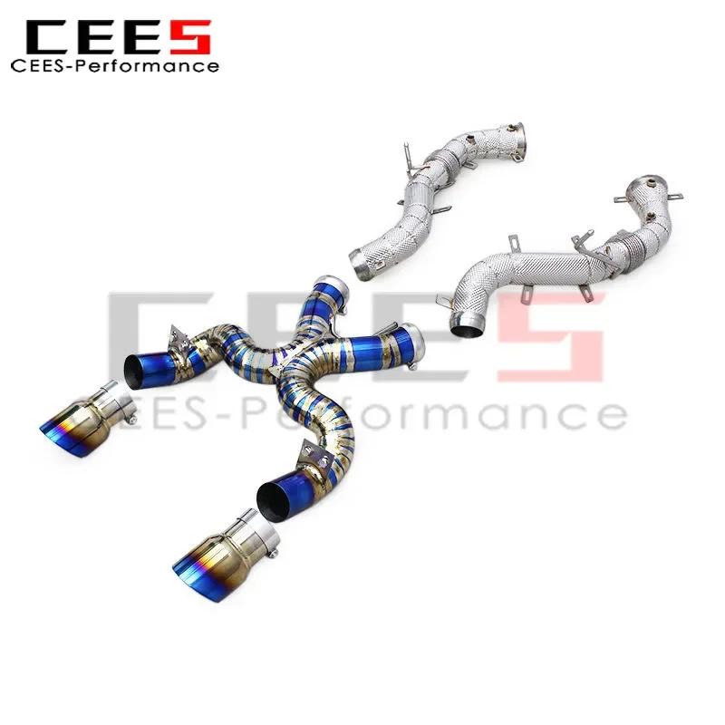 

Система выхлопных труб CEES Catback для Mclaren 650S/625C Spider/Coupe 3.8T 2014+, глушитель выхлопной трубы Boska Racing Performance