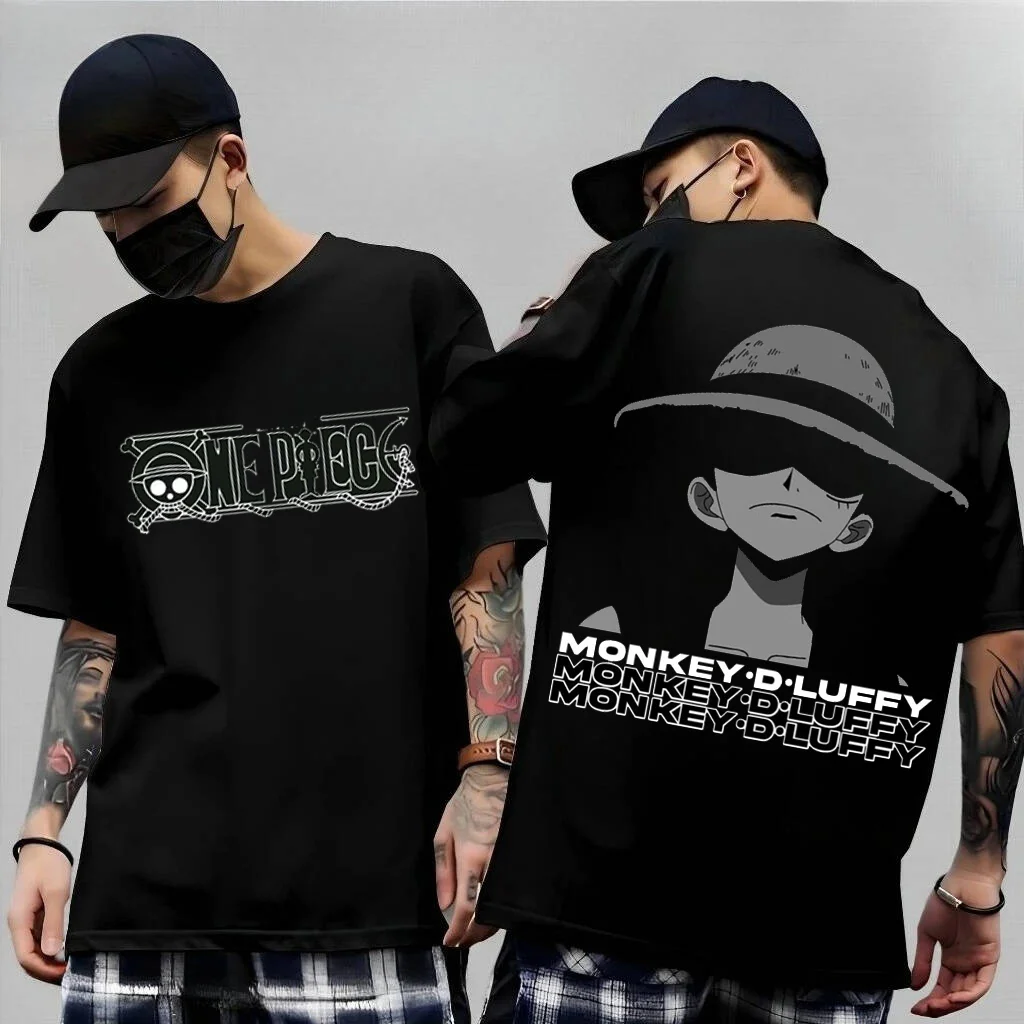 

One Piece Japanese Anime Printed Men's T-Shirt Roronoa Zoro Boy Children's Harajuku Short Sleeve Kids Luffy T-shirt Clothing