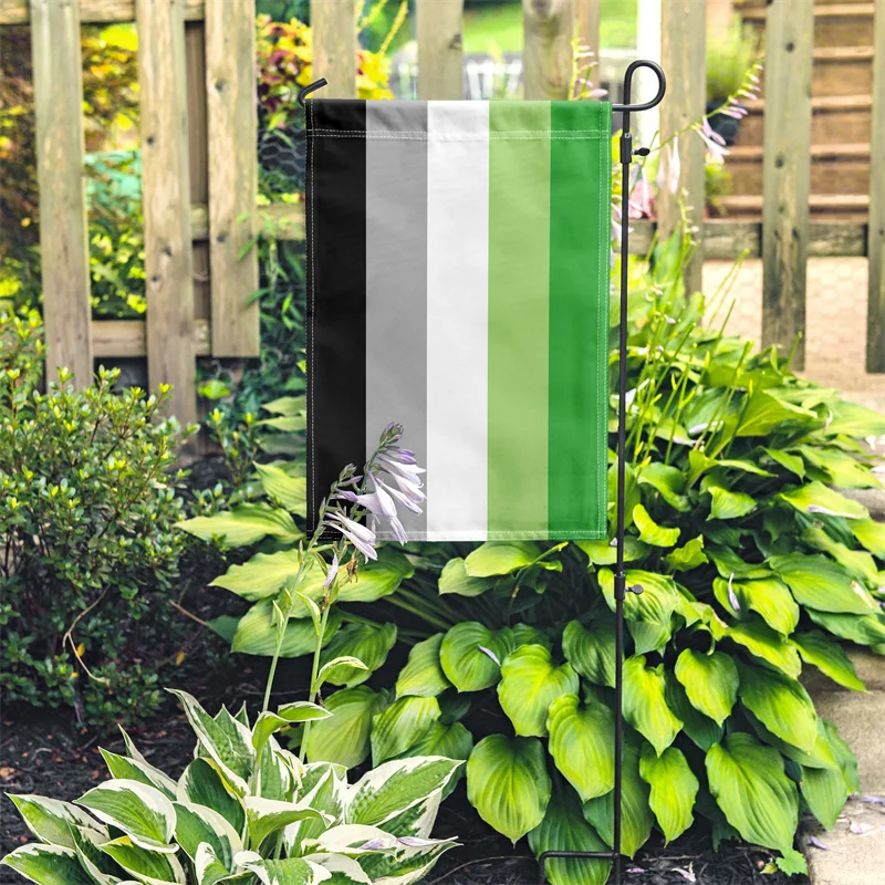 Aertemisi Pride Flag Transgender Rainbow LGBT Garden Flag for Yard Patio Porch Lawn