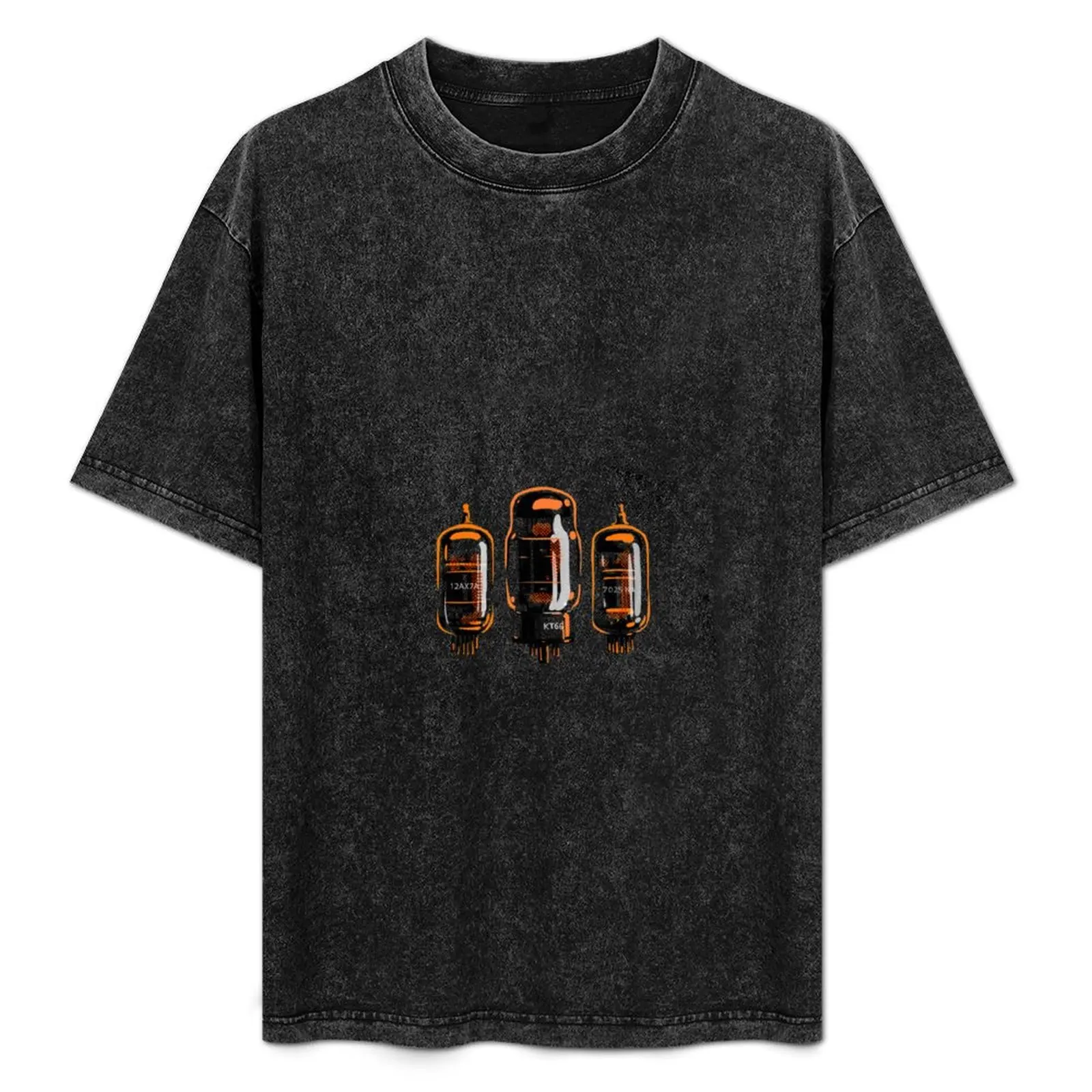 The holy trinity of amplifier vacuum tubes T-Shirt graphic tee shirt plain clothing for men