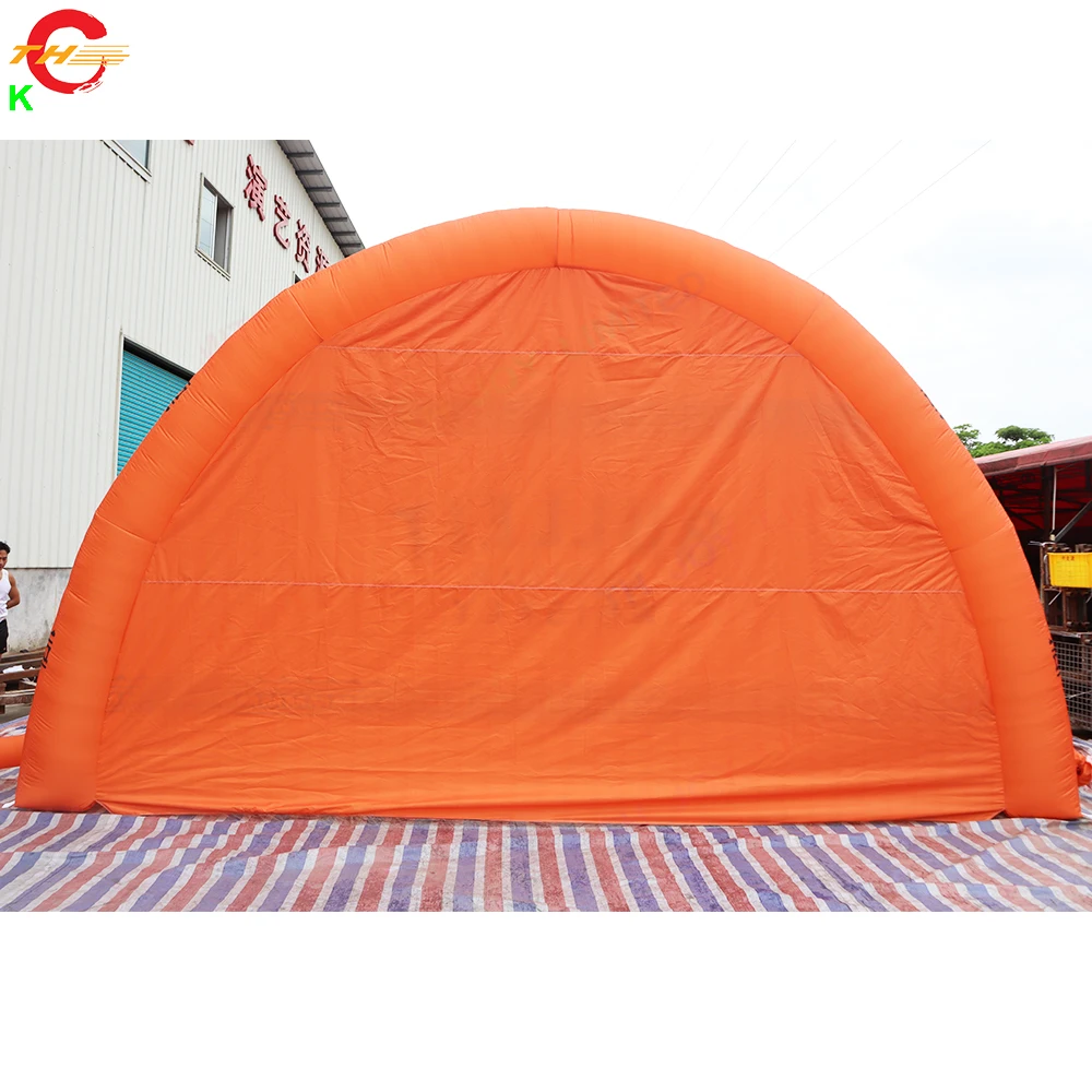 Riesiges aufblasbares Muschelzelt für den Außenbereich, aufblasbares Bühnenzelt für Konzert, musikalische Ereignisse zu verkaufen