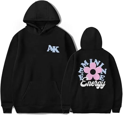 

Худи Alexandra Kay Merch Feminine Energy: унисекс, зимняя толстовка в уличном стиле, модный повседневный топ