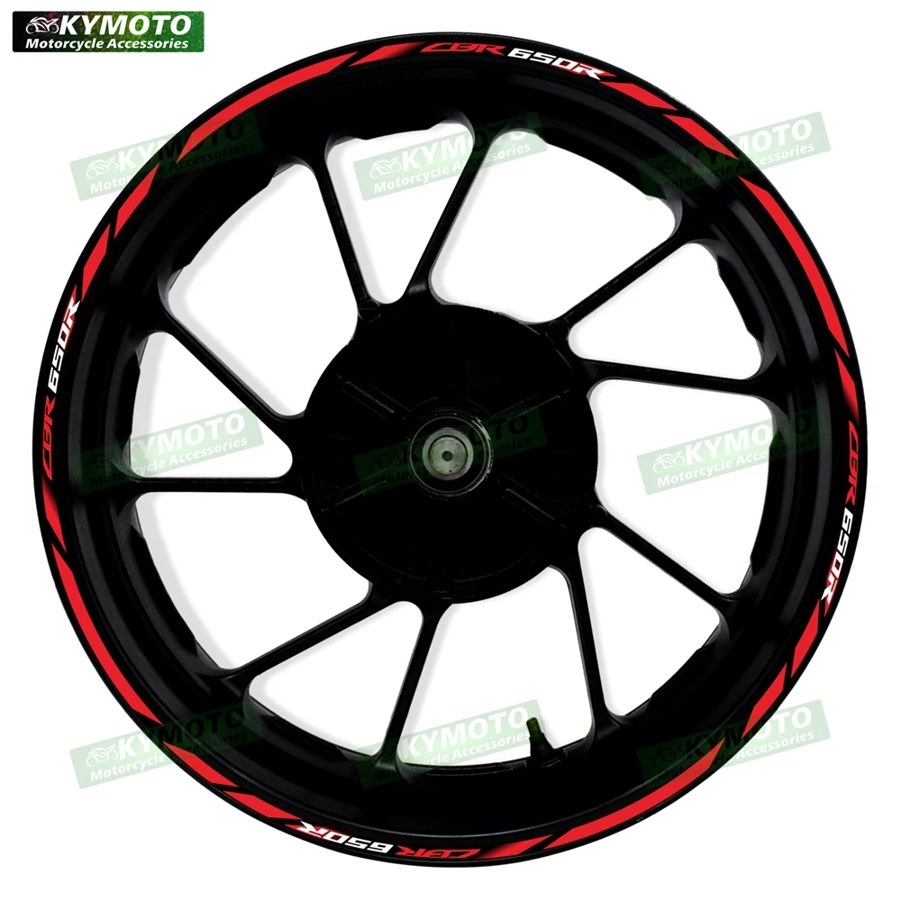 

New 17 inch wheel decals reflective and not easy to fall off wheel waterproof stickers suitable for HONDA CBR650R Motorcycle