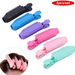 5 Pcs Magic Hair Care Rollers Hair Roots Candy Color Natural Fluffy Clip Sleeping No Heat Plastic Hair Curler Styling Tools