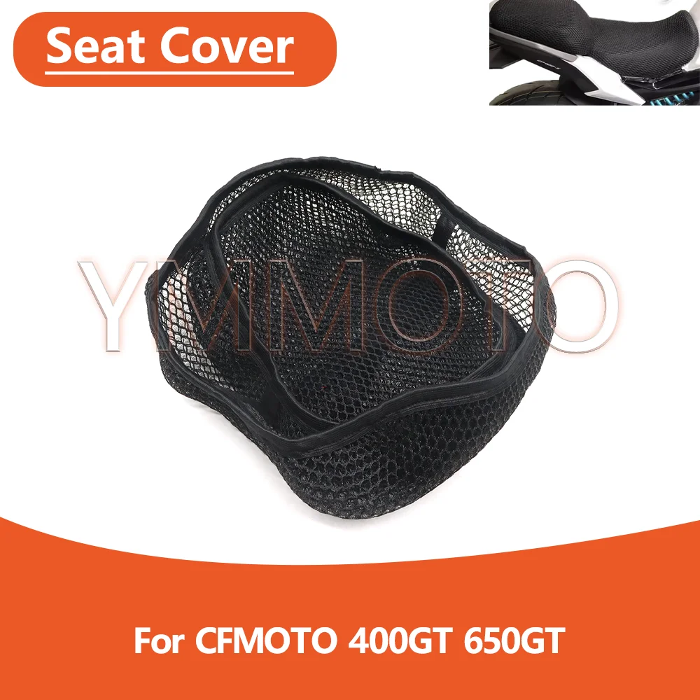 

For CFMOTO 400GT 650GT Motorcycle Accessories 3D Mesh Fabric Cushion Waterproof Protection Seat Cover