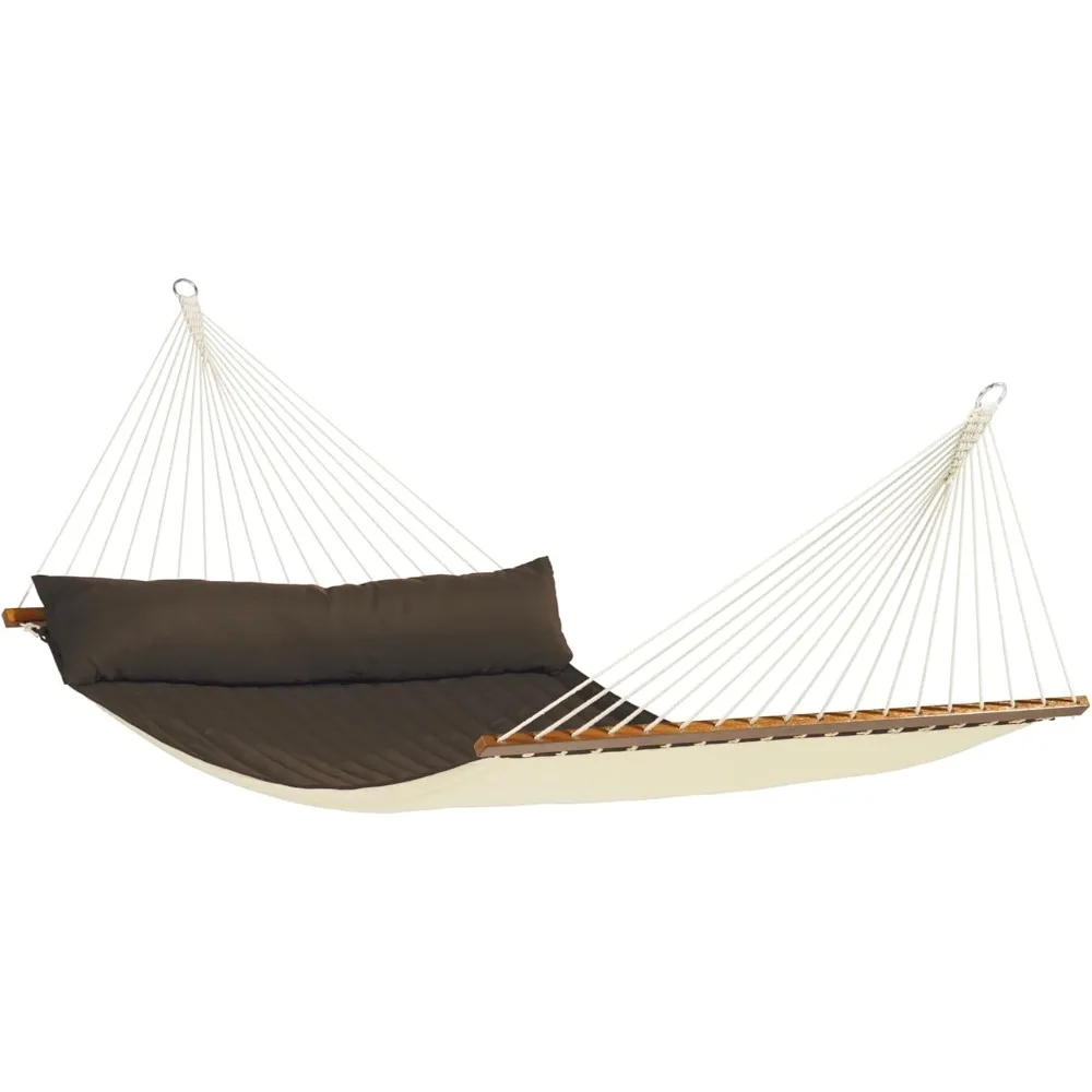 

King Size Weather-Resistant Quilted Hammock with Spreader Bar, Alabama Arabica Style