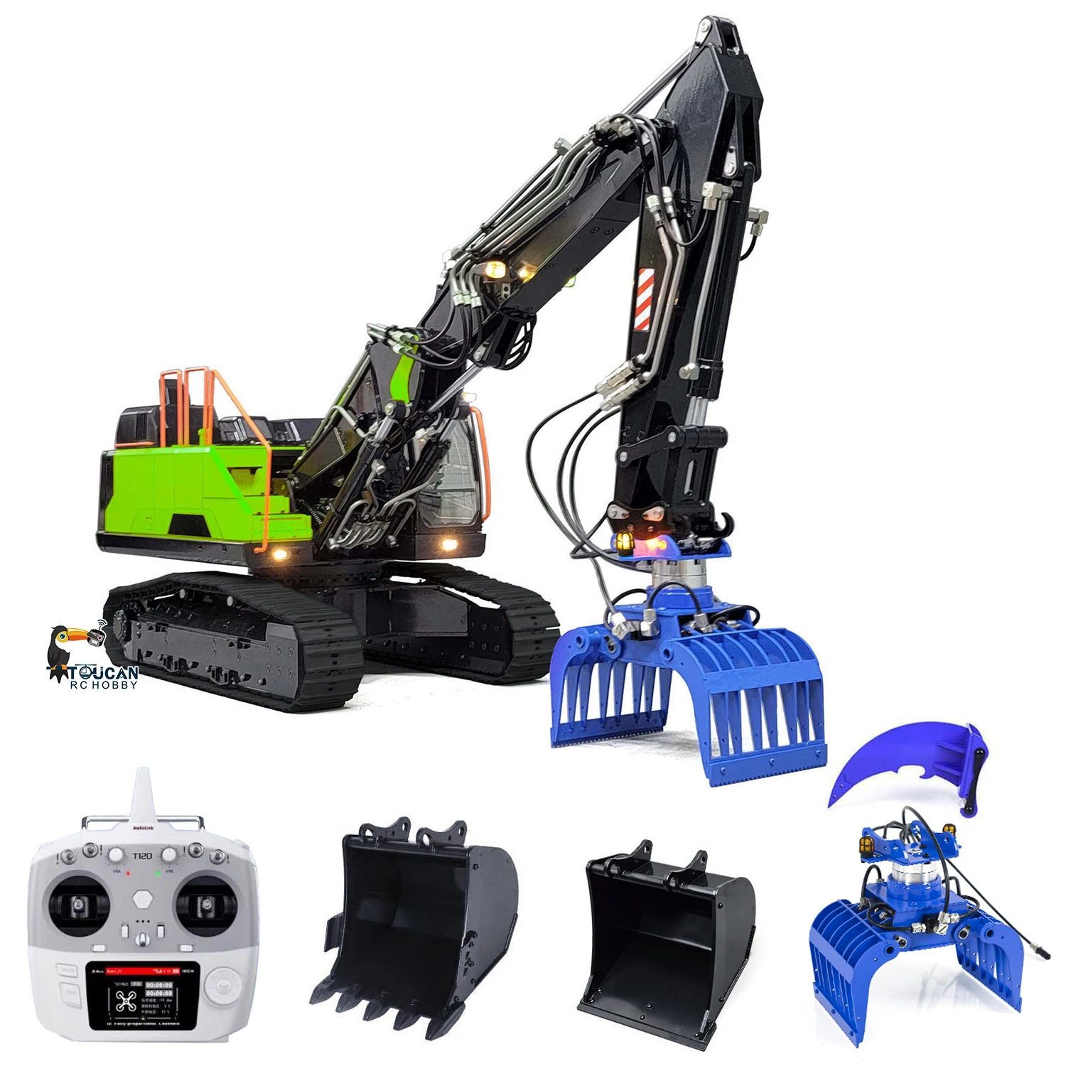 Metal EC380 RC Excavator MTM 1 - Rc Hobby Track ulasan dan harga