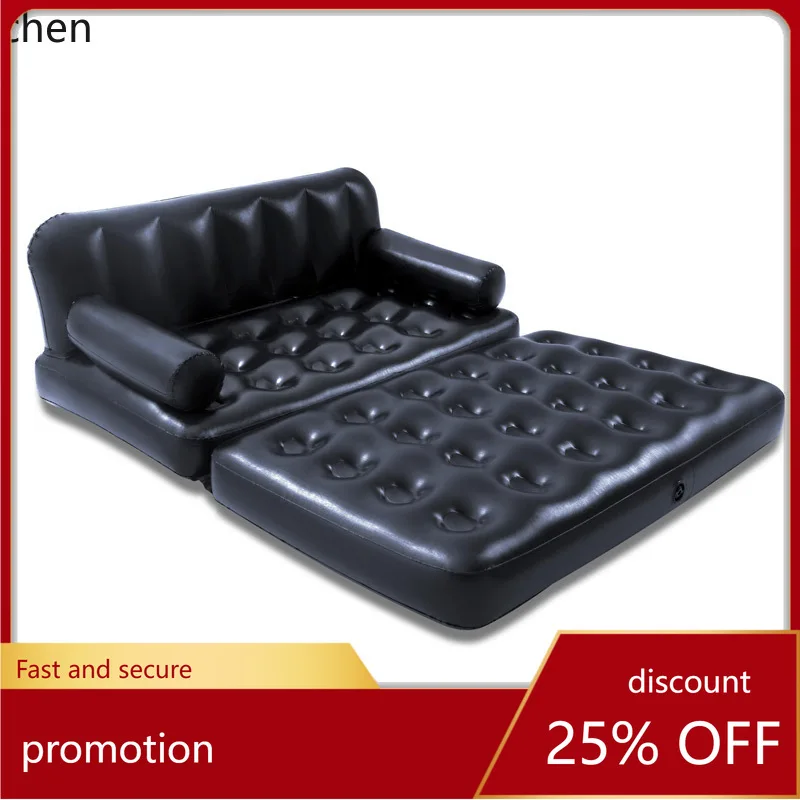 Hxl 5-in-1 inflatable sofa double thickened recliner foldable inflatable