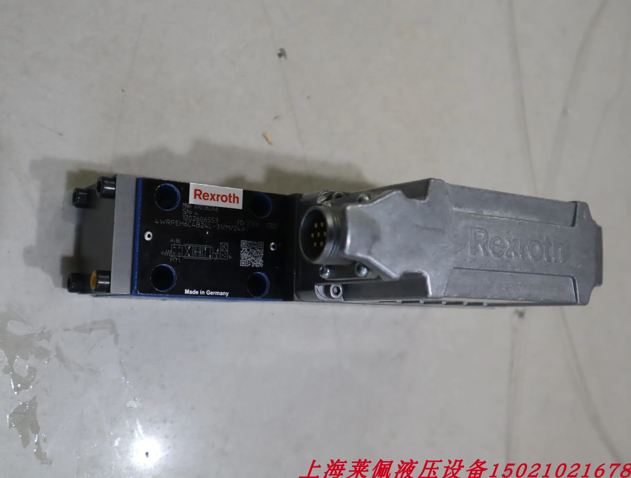 4WRPEH6C4B24L-3X/M/24A1 R901382346 German Rexroth REXROTH Proportional Valve