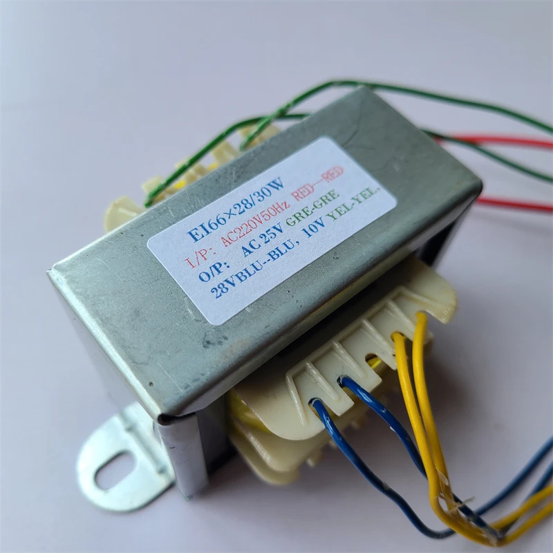 Hot Air Gun Disassembly Transformer 30W EI Transformer 220V To 28V 25V 10V Transformers EI66*28 For 878D 8586 Soldering Station