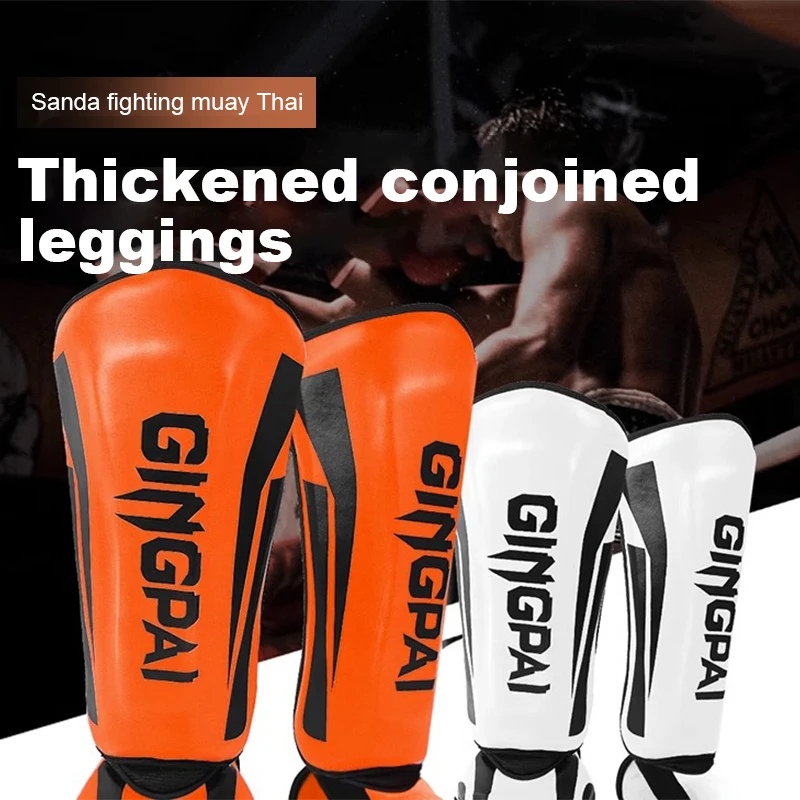 Kickboxen Boxen Schienbeinschutz Pads Muay Thai Kampfsport Sanda Wushu Beinschutz Taekwondo Knöchelschützer – Detail 5