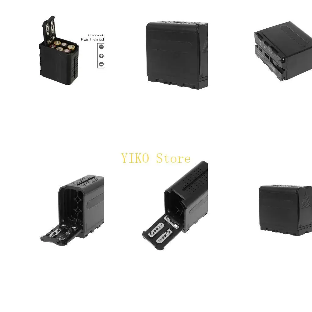 

K32C BB-6 6 шт. Чехол для аккумулятора типа АА Держатель аккумулятора Питание для светодиодной видеопанели