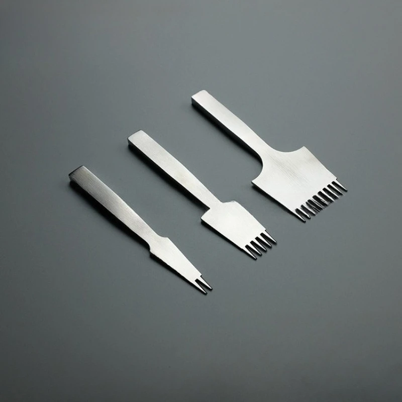 

New oblique flat cutter interdental mirror European method cutter handmade leather goods