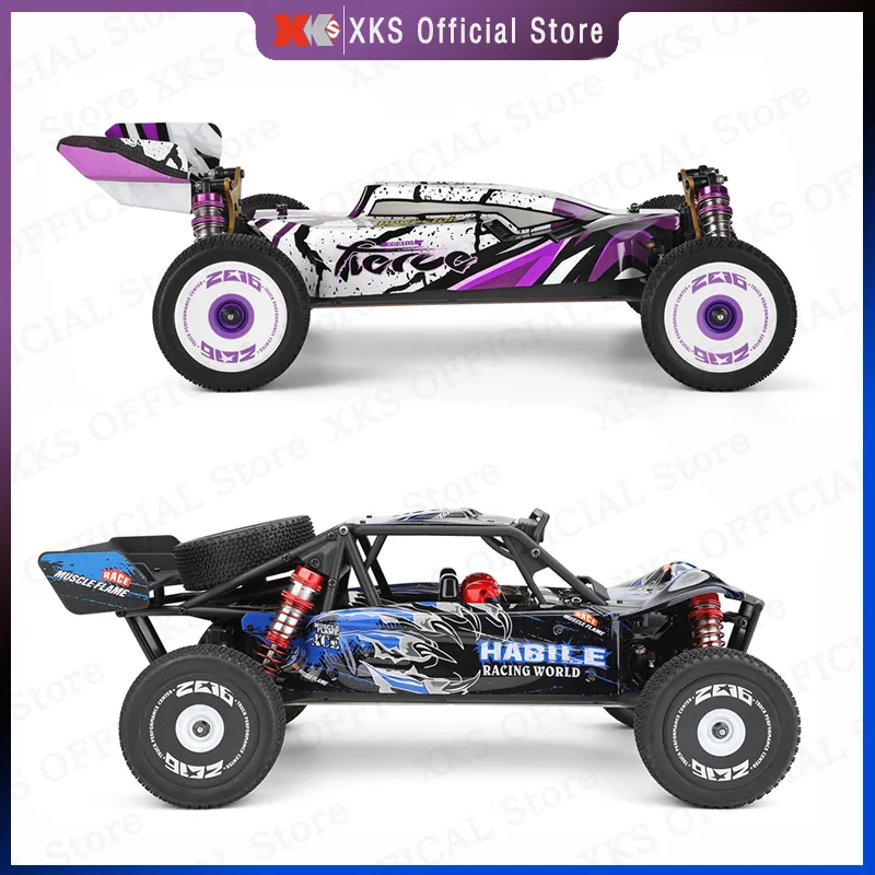 WLtoys XKS 124018 124019 1/12 RC Car 2.4G Remote Control 4X4 Off-Road 55Km/H 4WD Drive High Speed RC Drift Toy Car Gift for Boys