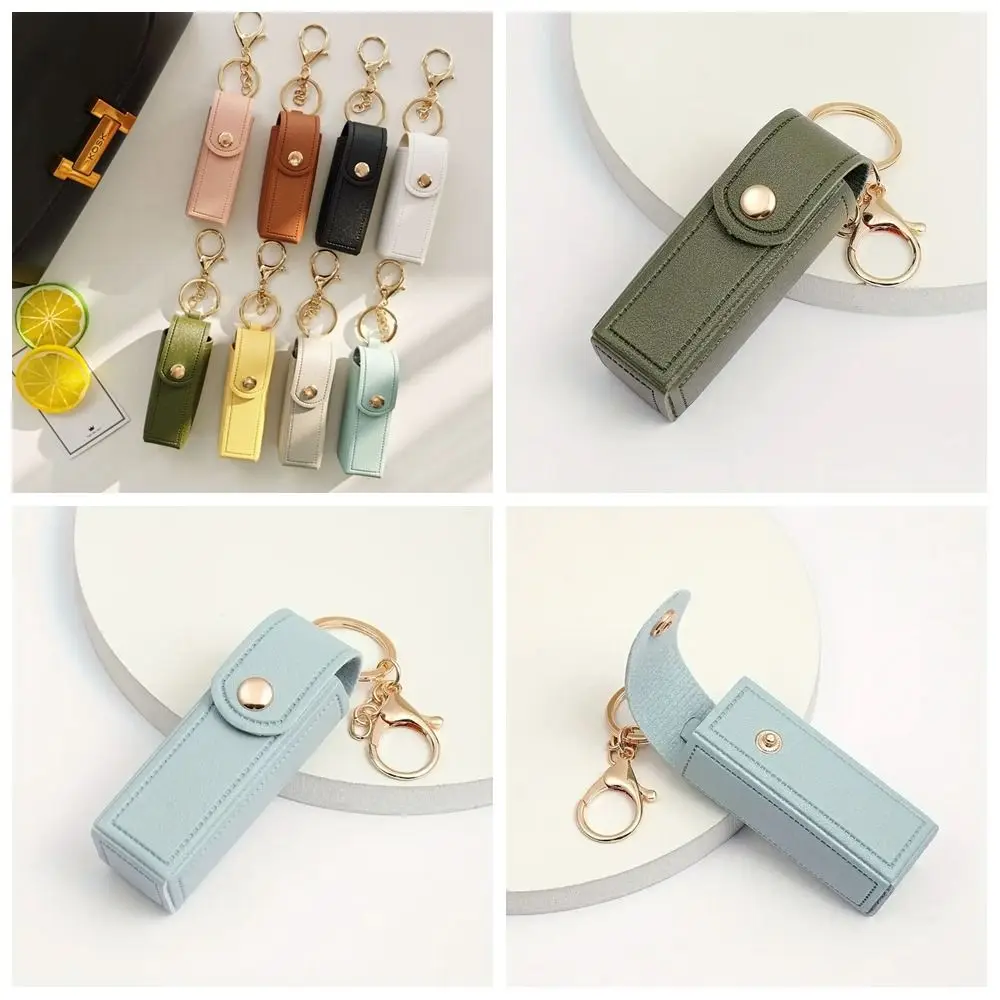 Portable Lipstick Bag Mini Cosmetic Bag Key Chain Pendant Gift Mini Lipstick Pouch Makeup Lipstick Storage Box Bag Decoration