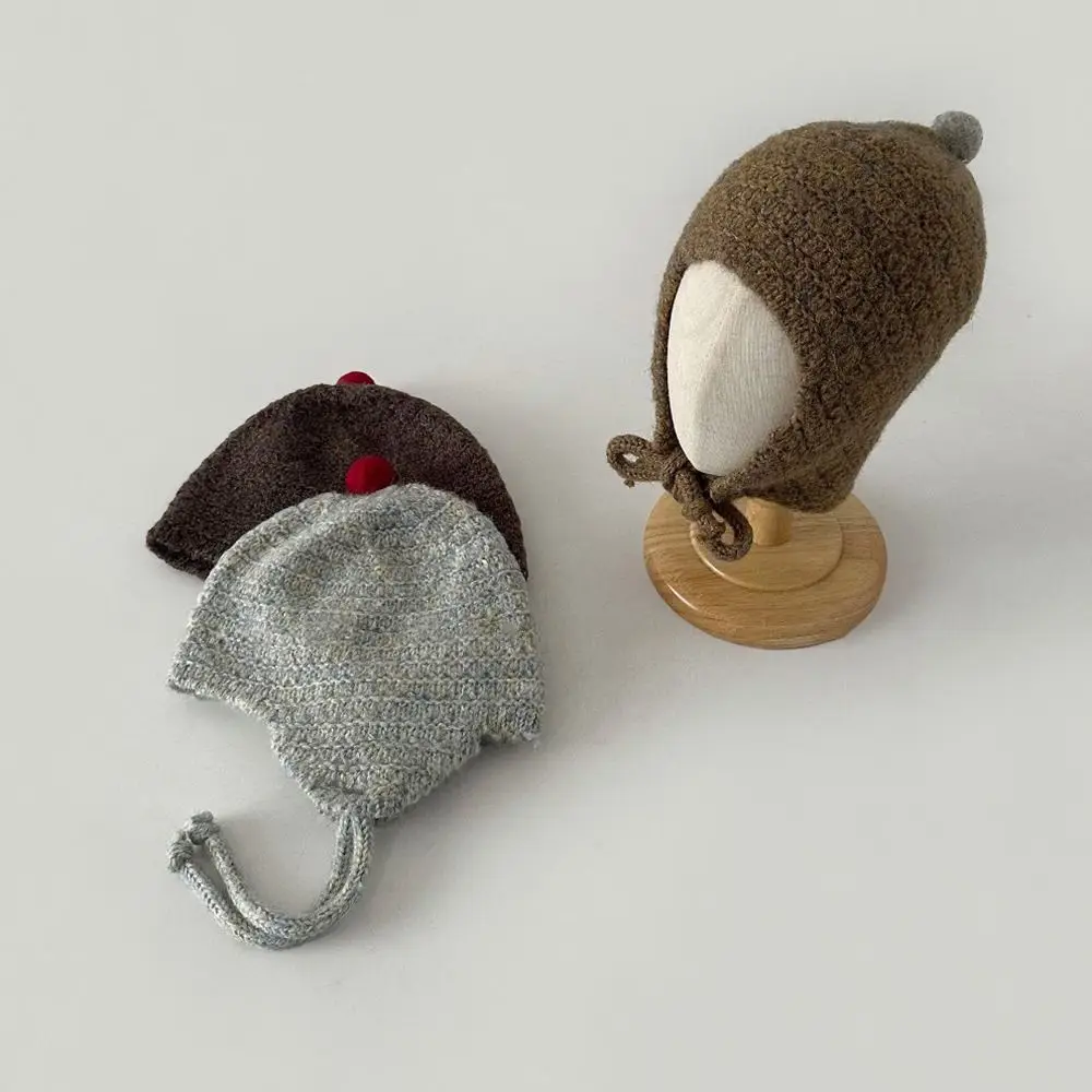 

Comfortable Stretchable Kids Beanie Cap Breathable Soft Baby Woolen Hat Cozy Newborn Knitted Hat Boys Girls