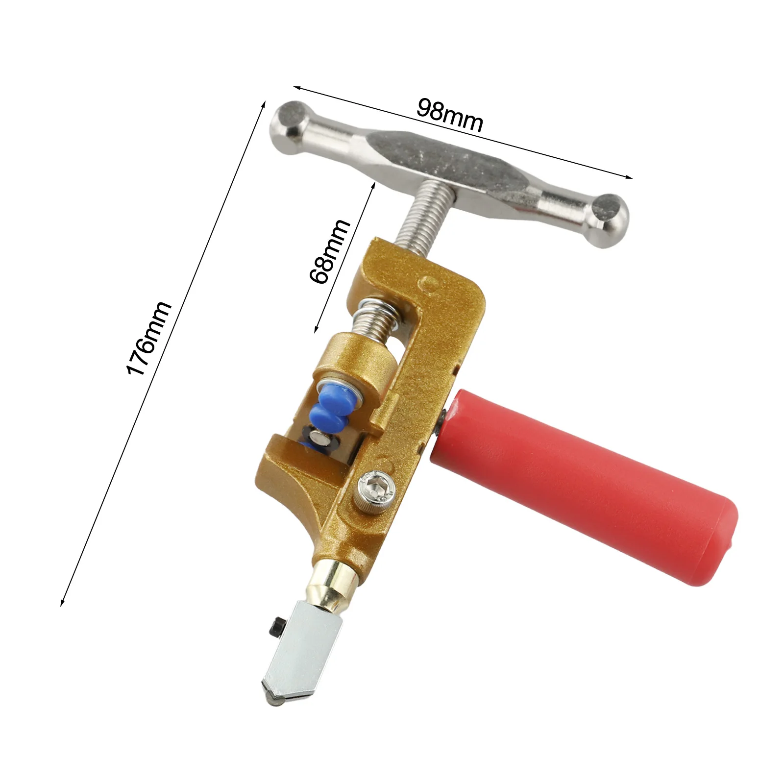 Tile Cutter 2 In 1 Glass Tile Cutter Manual Glazed Tiles Mirror Cutting Machine Opener Hand Tools Cutting Replacement Parts