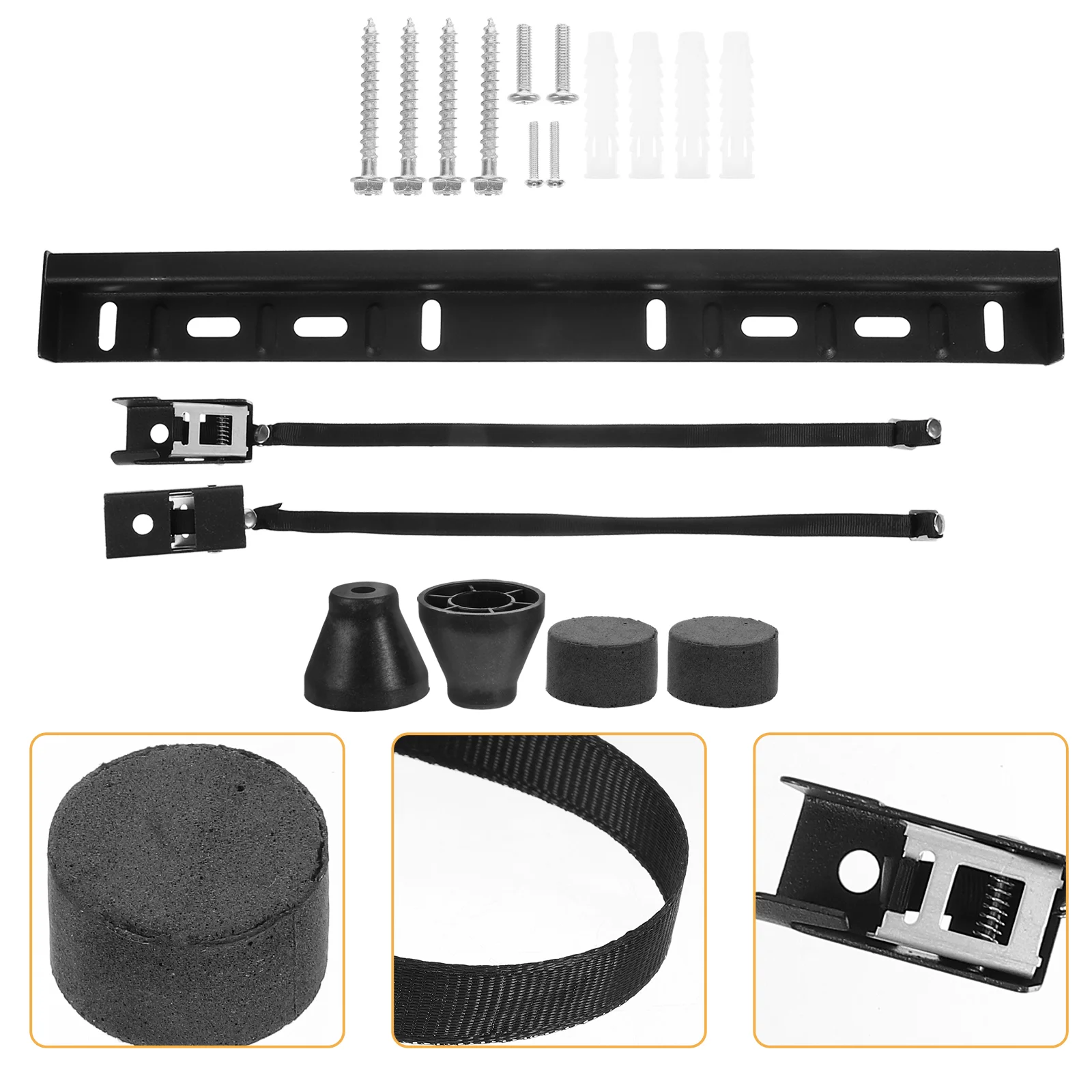 

Wall Mount Bracket No Drill Renter Friendly Smart Stand for Bedroom Drilling