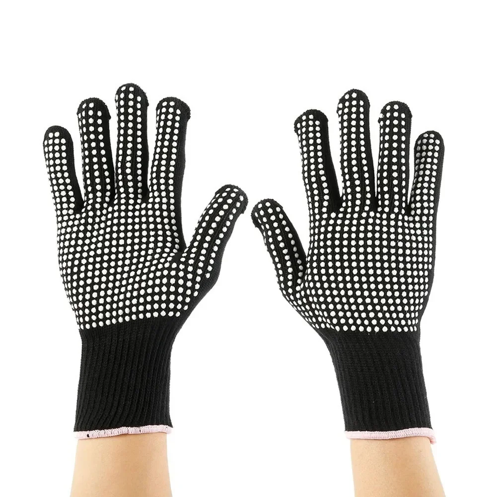 Guantes antiescaldaduras para barbacoa, guantes para horno microondas, guantes para hornear, cocina, guantes antideslizantes ignífugos, soporte para olla para horno y barbacoa, manopla de cocina