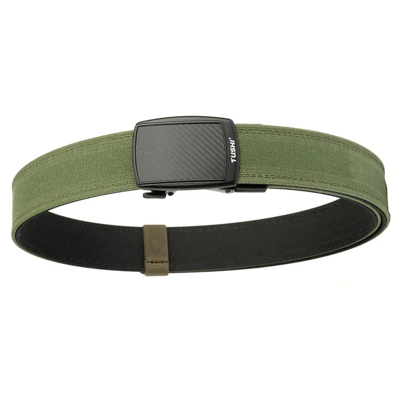 3.8 حزام تكتيكي سميك بطبقة مزدوجة CS حزام متعدد الوظائف بإبزيم تلقائي نسخة مطورة حزام من النايلون المعلق