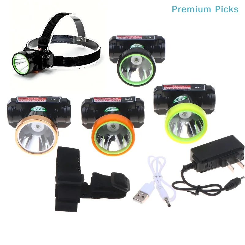 portableLong Range 80W LED Head Torch Rechargeable Super Bright Headlamp for Cave Exploration