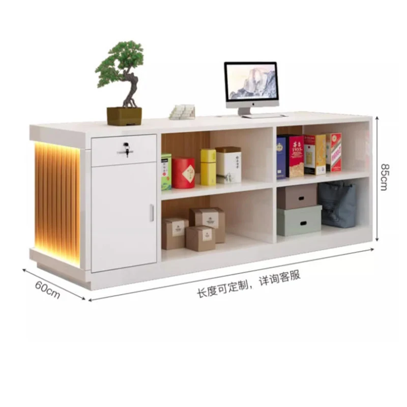 [Best]Decoration Reception Desks Display Counter Salon reception counter DesignCustom Mostrador Negocio Commercial Furnit