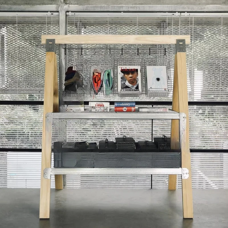 

Market racks, display racks, outdoor activity sheds