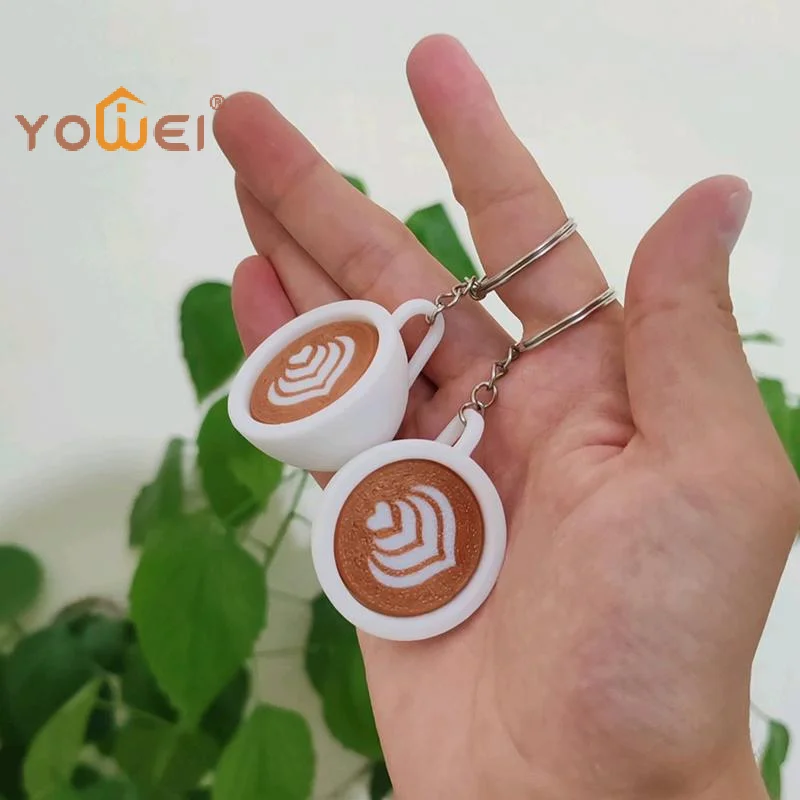 Latest Acorn Relax Clicker Anxiety Relief Keychain Fingertip Press Button Fidget Toy Bag Pendant Portable Sensory Gift