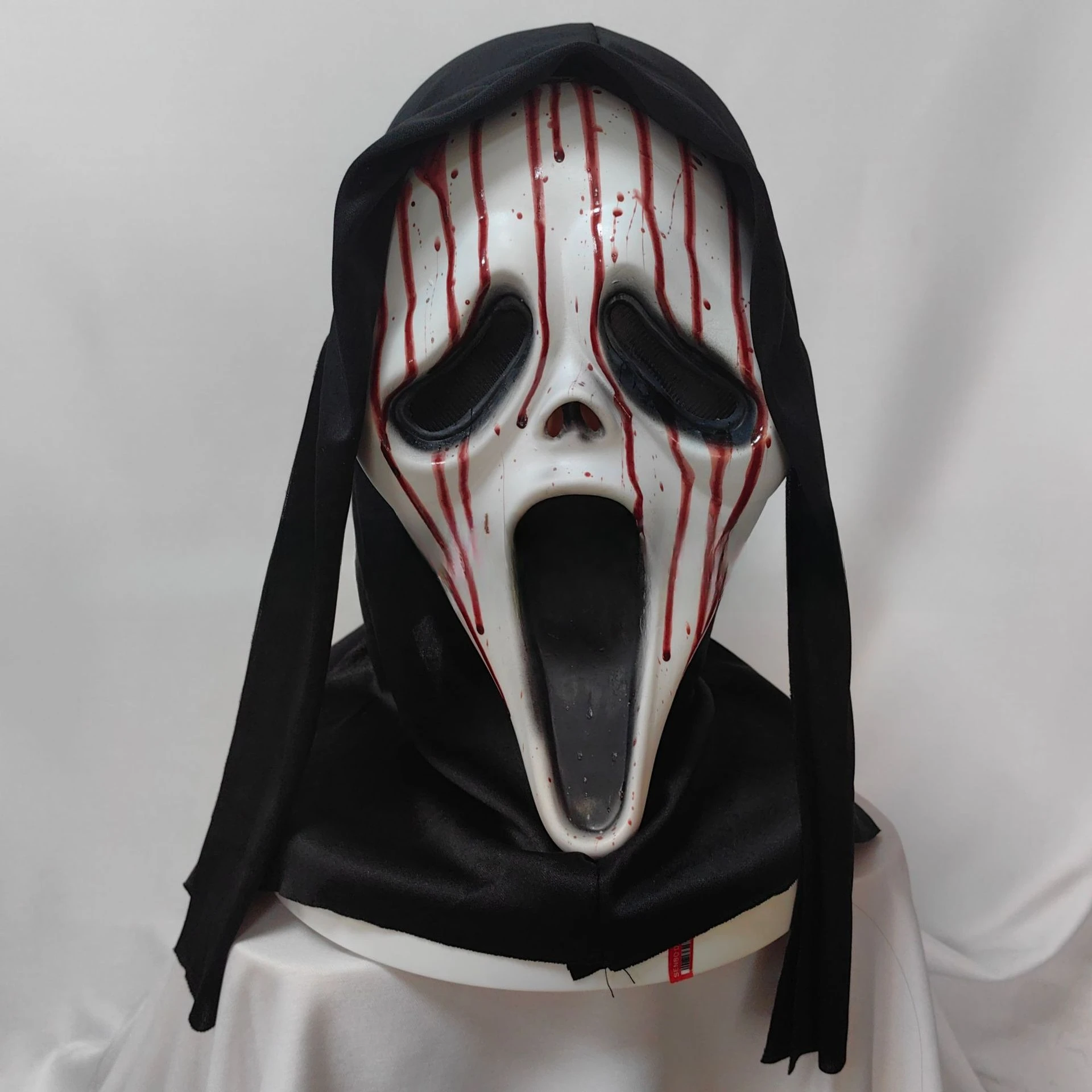 

Halloween Party Scary Mask Face Bleeding Ghost Mask Scary Scream Head Cover Haunted House Prank Cosplay Costume Props