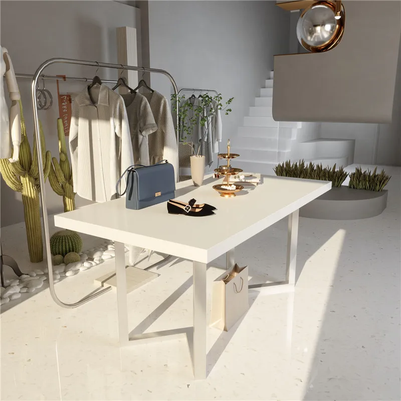 Flowing water platform Nakajima display stand rectangular desk