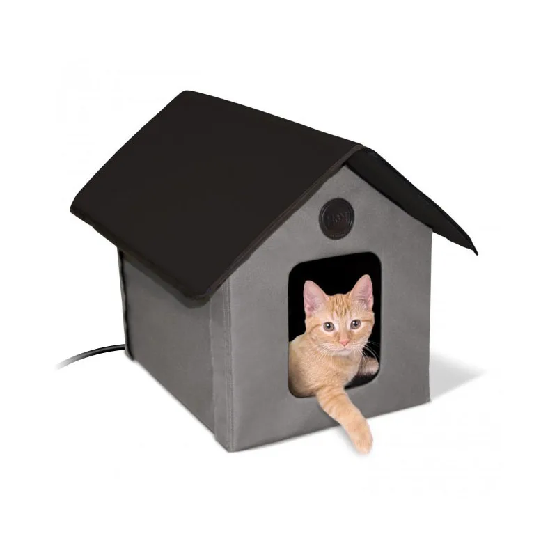 

Hot Selling Thermostatically Controlled Outdoor Cat House 's Winter Pet Furniture