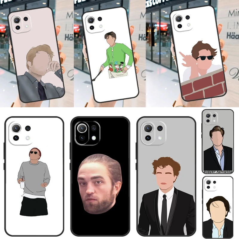 Robert Pattinson Funny Meme Cover For Xiaomi 12 13 Lite 11T 12T Pro 12X Case For POCO X5 X3 F5 Pro M4 F4 X4 GT F3 M5s