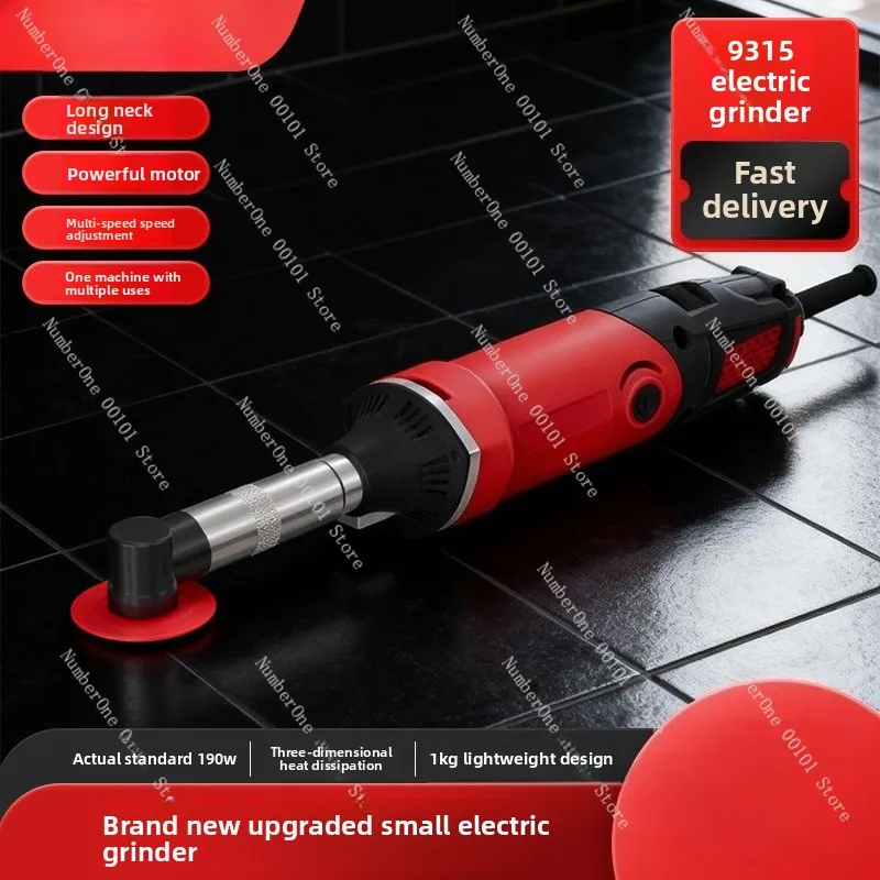 Multifunctional Miniature Electric Grinder High Power Handheld with Speed Control for Tile Cutting Polishing