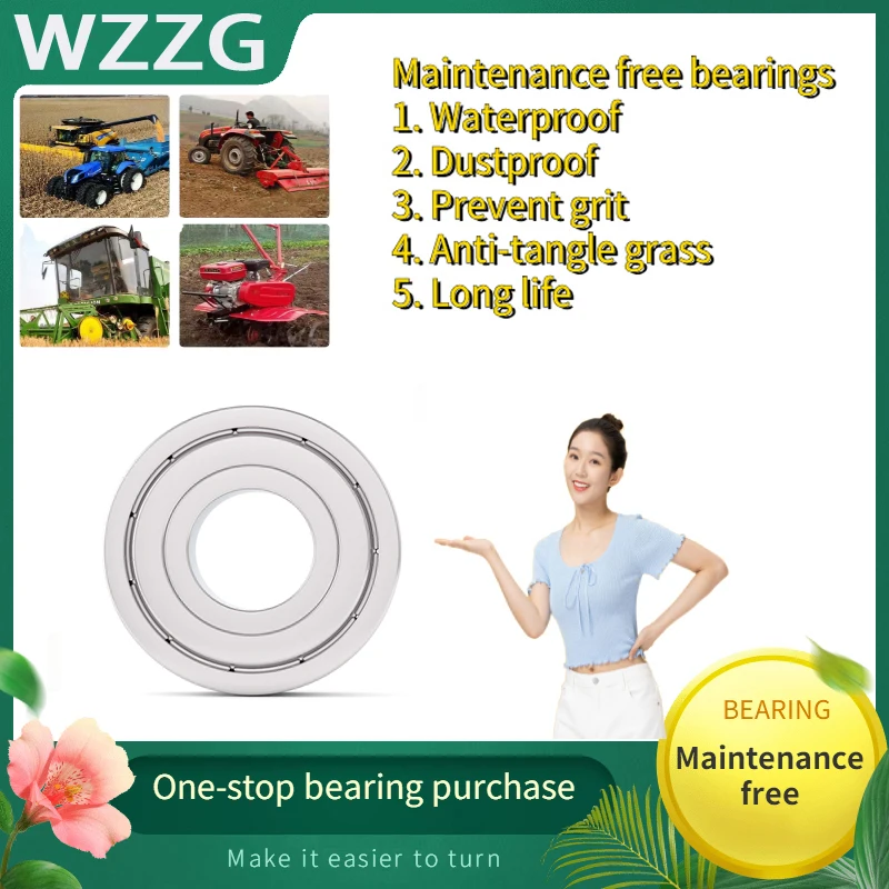 6000 Series maintenance free harvester bearings 6001 6002 6003 6004 6005 6006 6007-6010/ZZ