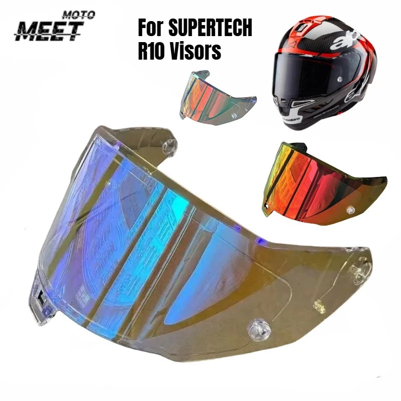 

For Alpinestar R10 Visors Color Changing UV Resistant Helmet Lens Colorful Sunshade and Windshield Protection Viseira Capcete