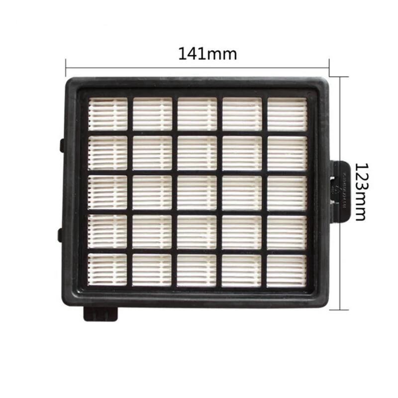 แผ่นกรอง HEPA สำหรับ FC8140อะไหล่ชิ้นส่วนเครื่องดูดฝุ่น4ชิ้นตัวกรองเครื่องดูดฝุ่นอเนกประสงค์ FC8147 FC8146
