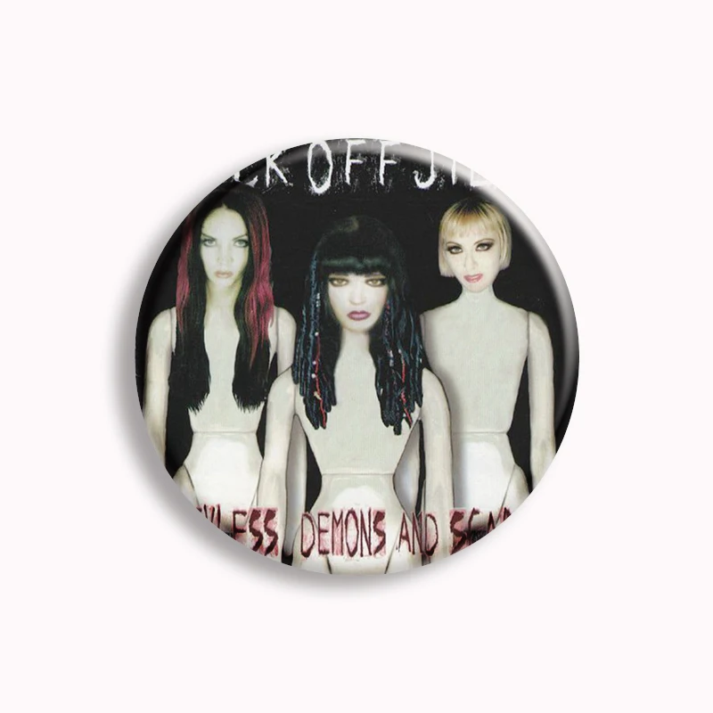 17 Style Jack Off Jill Vintage bouton broche humide adolescent moyencritie broche rétro groupe de musique esthétique Badge sac accessoires décor