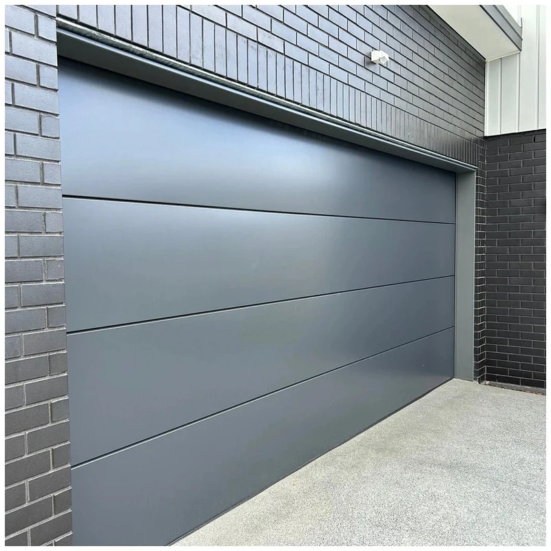FastLinkQuality's Modern Sliding Residential Garage Door New Customized Automatic Product Explosion Polymer Quality