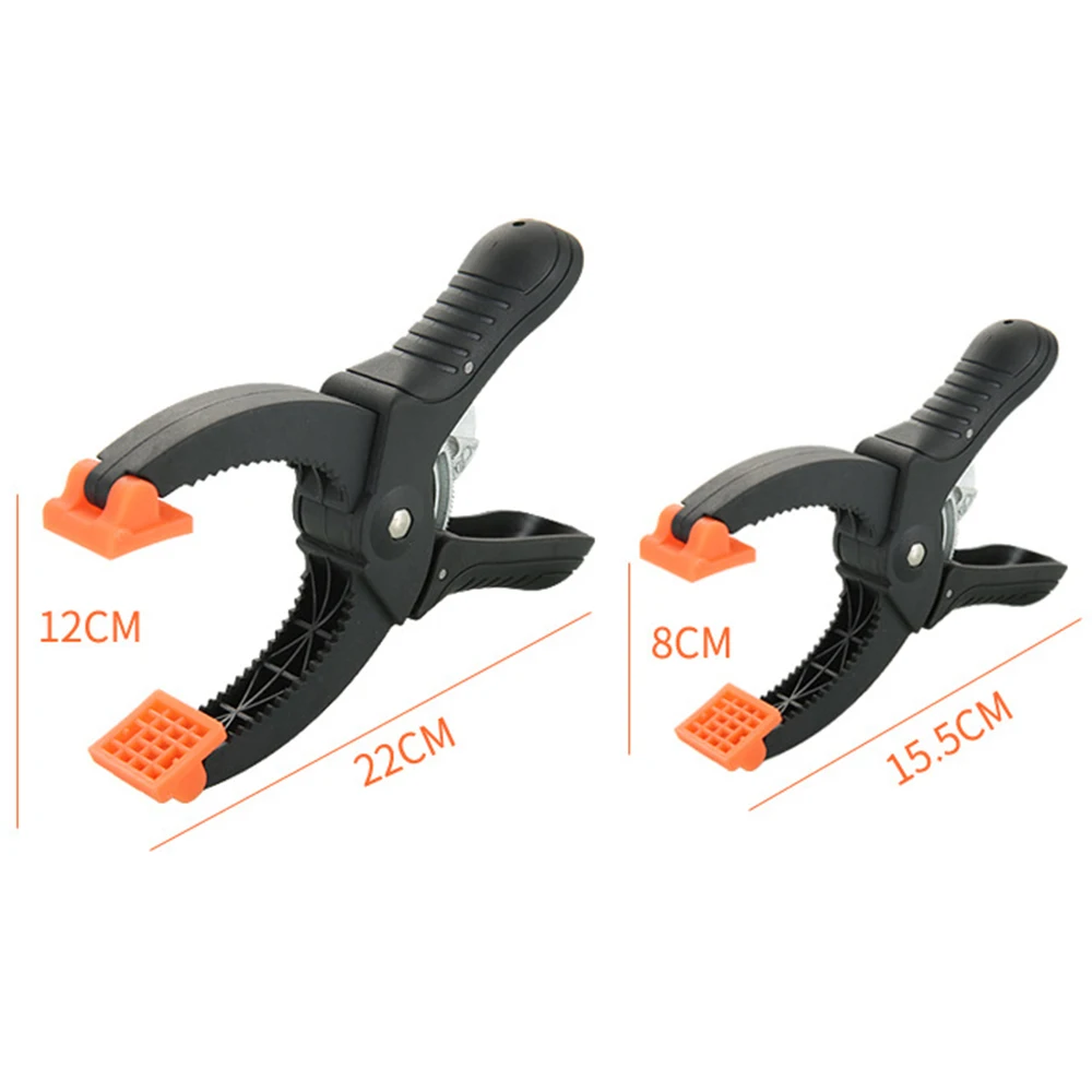 1 Pcs Ratcheting Hand Clamps Set 6/8 Inch Jaw Opening Clamping Force Trigger Clamps for Gluing Securing Clamp Carpentry Presses