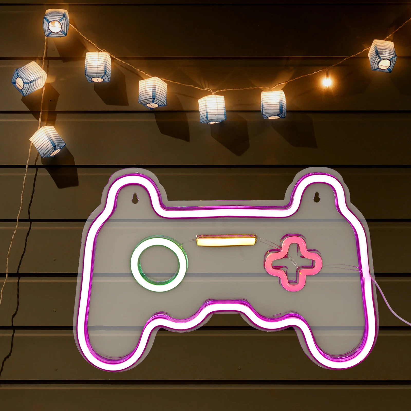 

Game Controller Light PVC Lamp Bedroom Child Room Decor Creative Stage Creative Neon Lamp Lighting Gift