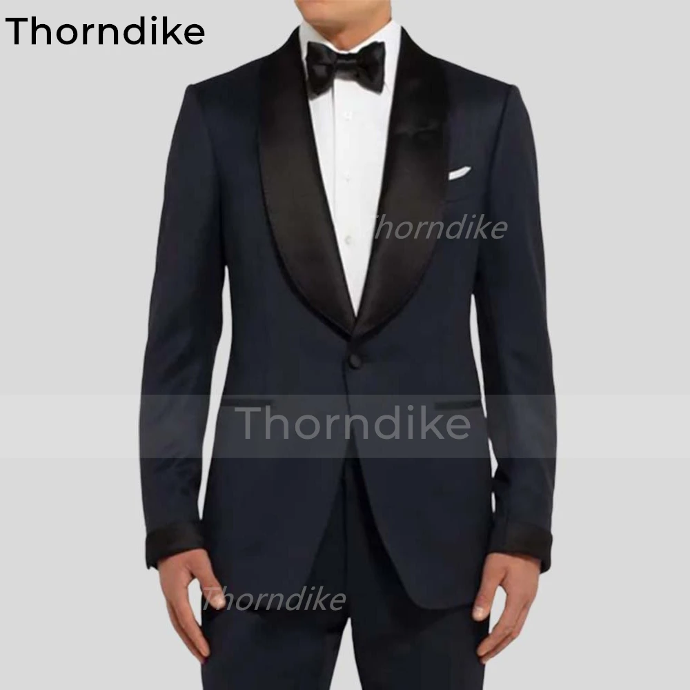 

Thorndike 2022 Shawl Lapel Men's Suits Sets 2 Pieces Wedding Bridegroom Groomsman Suit (Jacket+Pant)