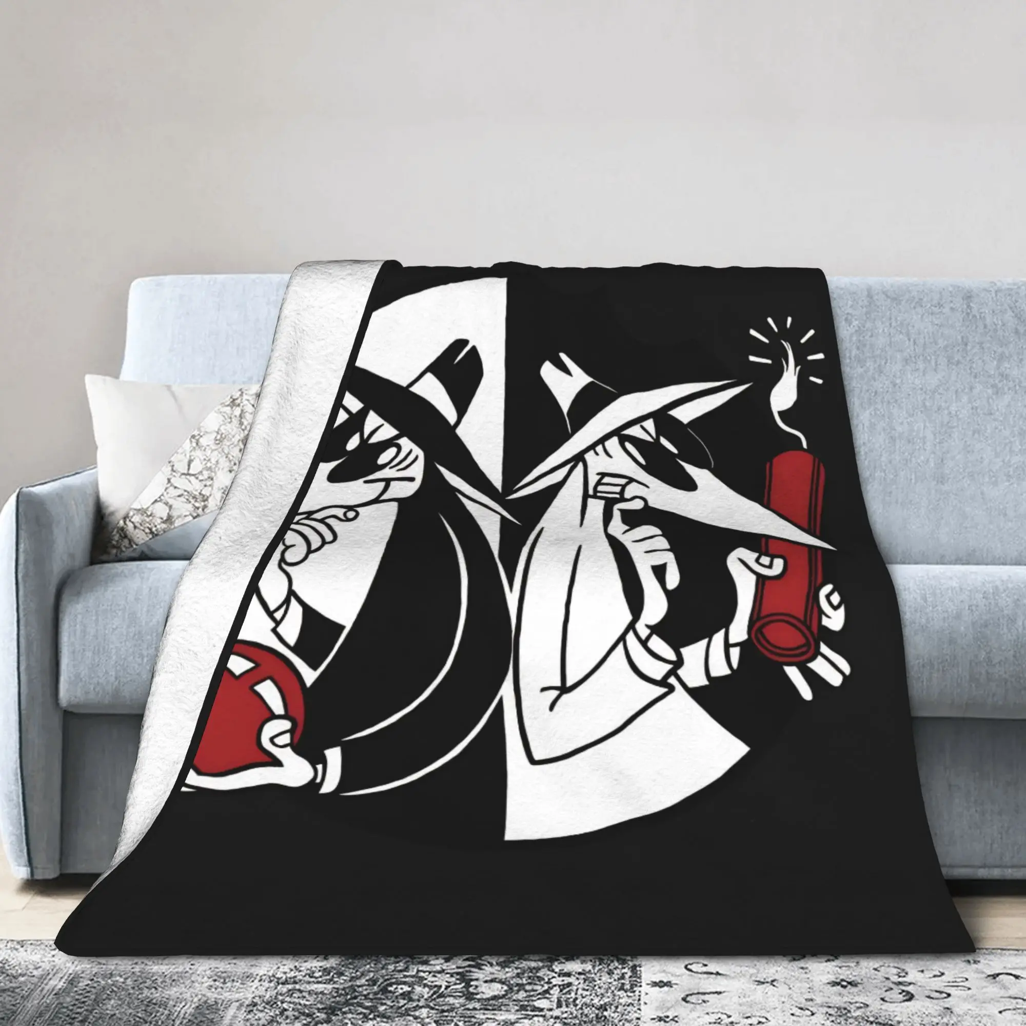 Spys Manga Blanket Cover  Wool Throw Blanket Summer Air Conditioning Portable Ultra-Soft Warm Bedspread