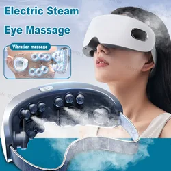 Electric Steam Eye Massager Vibration Atomization Eye Massager Kneading Massage Eyes Bluetooth Relieve Eye Fatigue Massage Relax