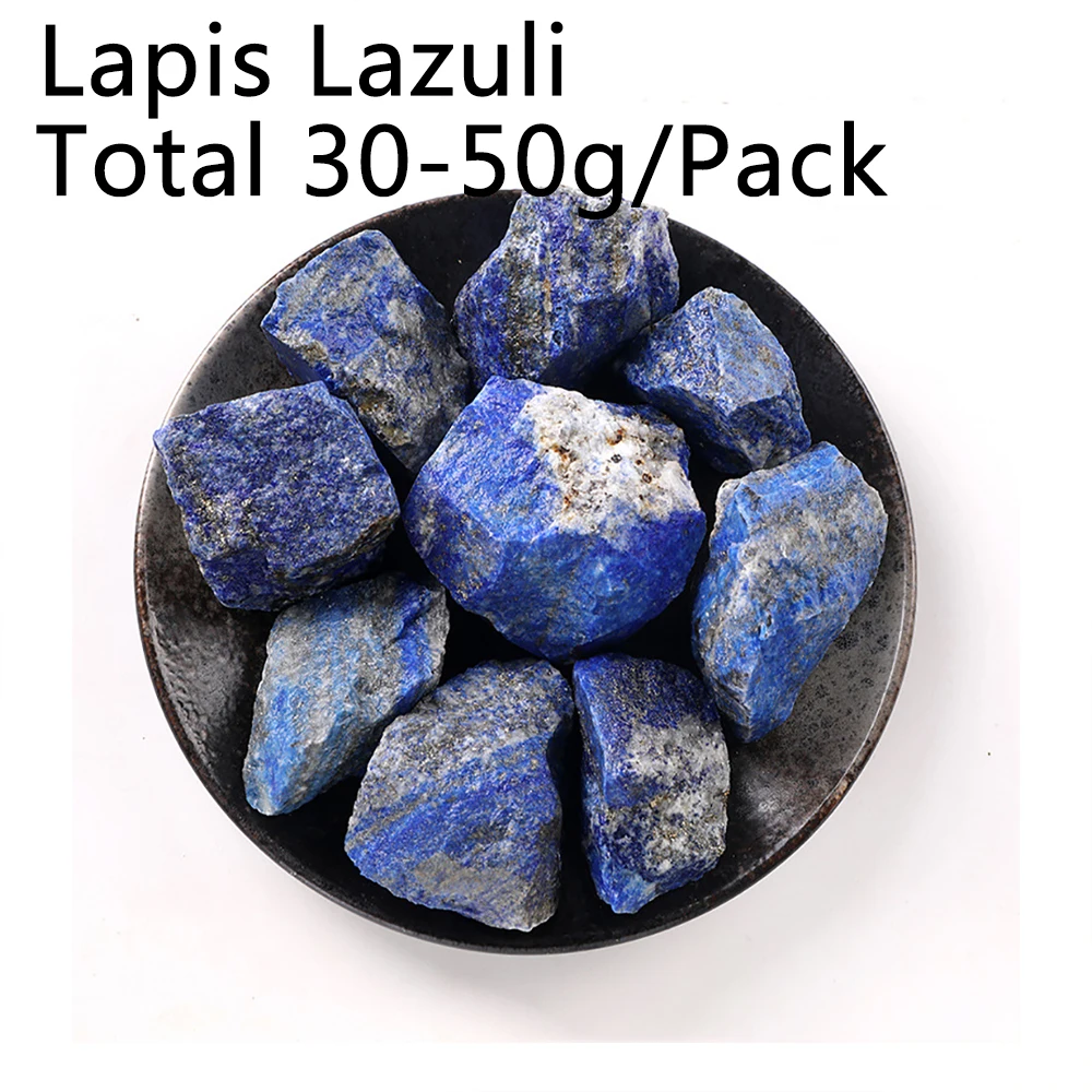 50-200g Natural Lapis Lazuli Crystal Blue quartz crude ore ore Mineral Crystal Mineral specimen Room decoration